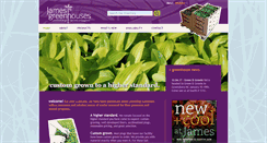 Desktop Screenshot of jamesgreenhouses.com