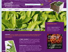 Tablet Screenshot of jamesgreenhouses.com